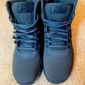 Gray Nike Boots